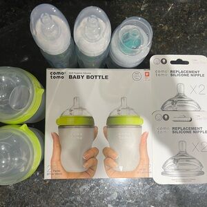 Bundle Baby Bottles 7 PC with 2 Extra Nip